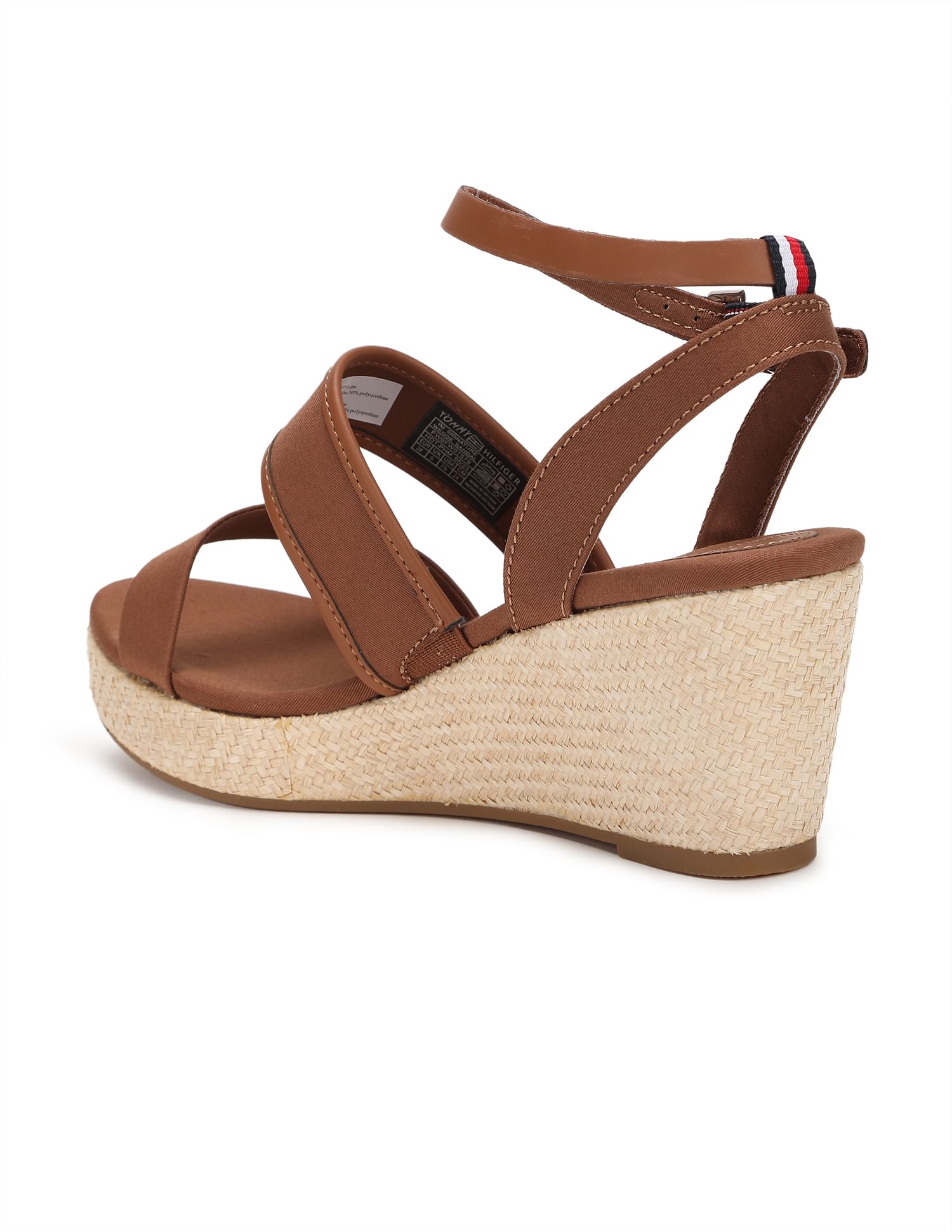 Buy Tommy Hilfiger Women Signature Wedge Sandals NNNOW