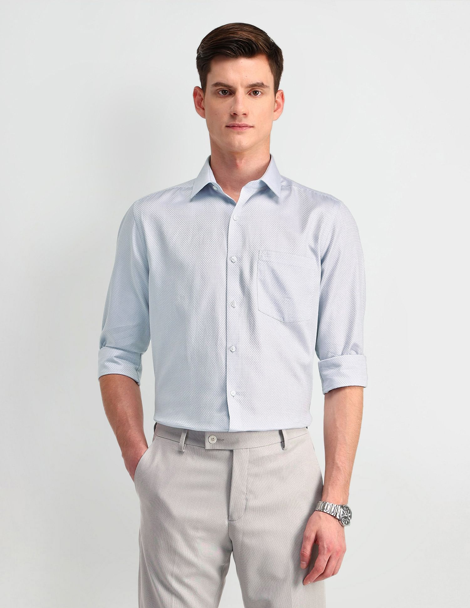 Arrow Liberty Classic Fit Cotton Shirt