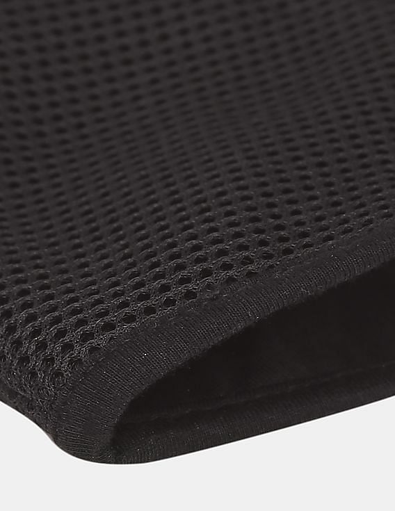 U.S. Polo Assn. Unisex Adults Black Triple Layer Anti Pollution Outdoor Reusable Airmesh Face Masks - Pack Of 2