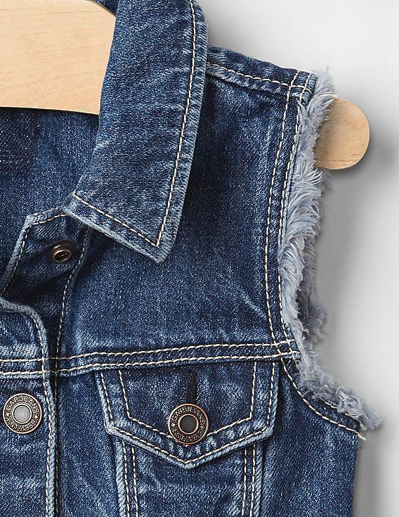 Denim hot sale vest gap