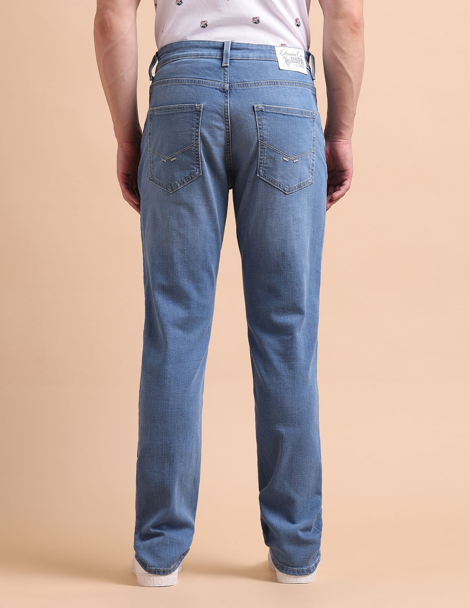 U.S. Polo Assn. Denim Co. Harold Slim Straight Fit Blue Jeans