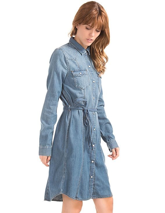 gap long shirt dress Women's Shirtdresses