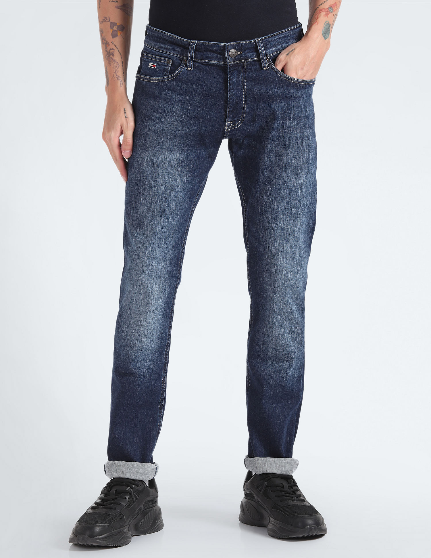 Tommy Hilfiger Scanton Slim Fit Stone Wash Jeans