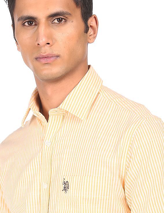 U.S. Polo Assn. Short Sleeve Striped Casual Shirt