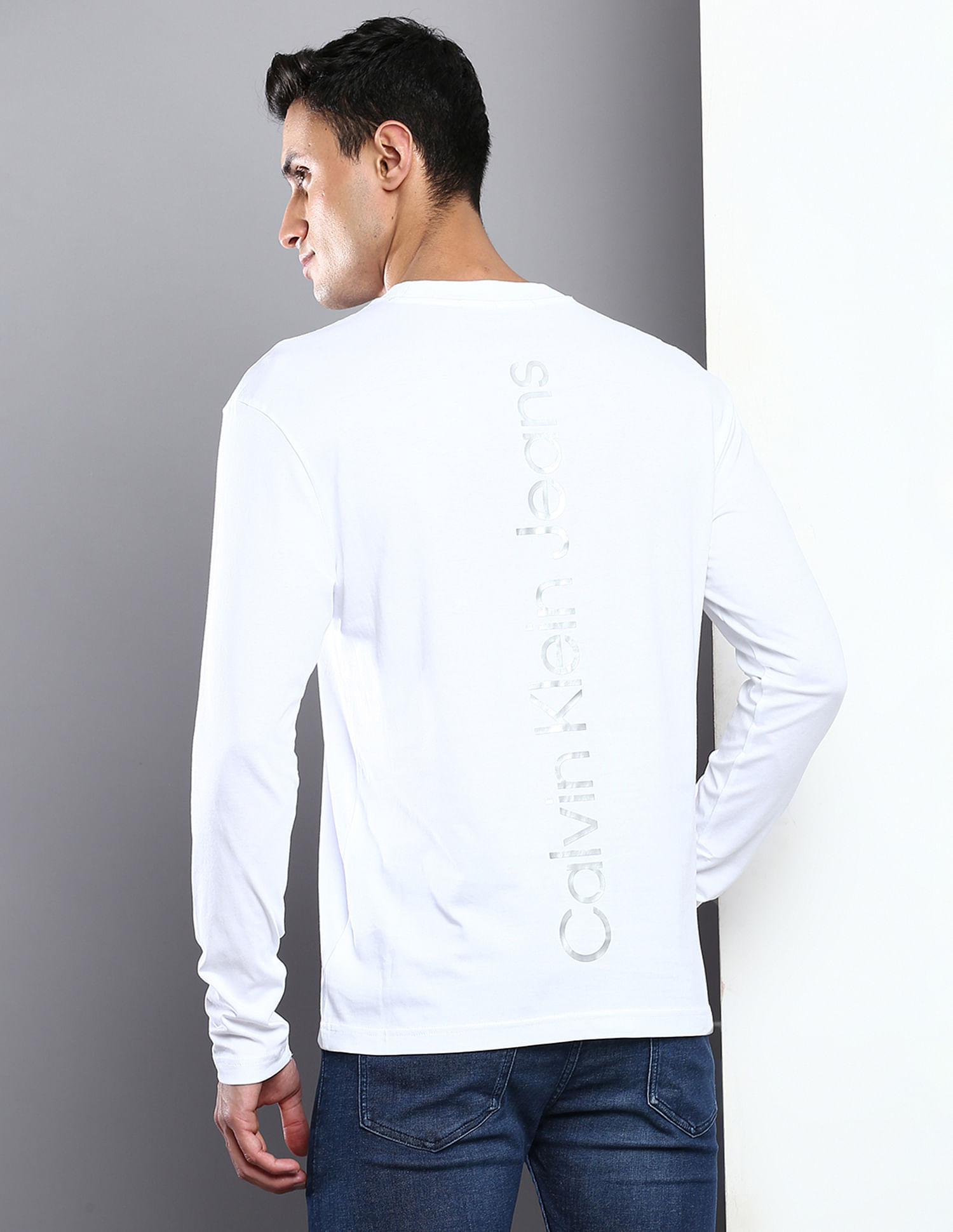 Calvin Klein Jeans institutional back logo long sleeve t-shirt