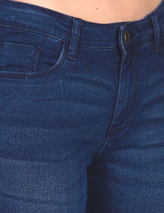 Flying Machine Women Mid Rise Skinny Fit Jeans