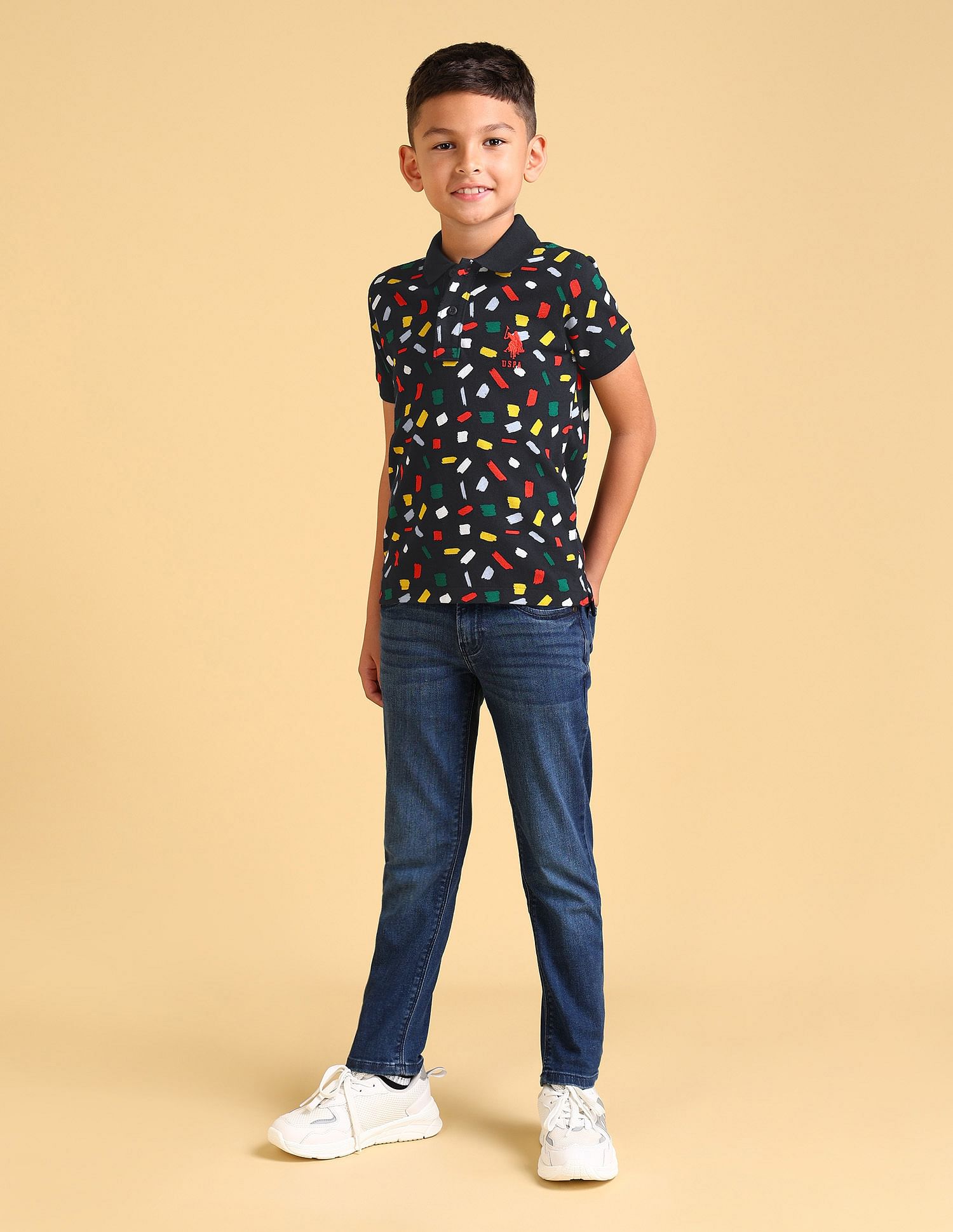 U.S. Polo Assn. Kids Boys Regular Fit Polo Shirt