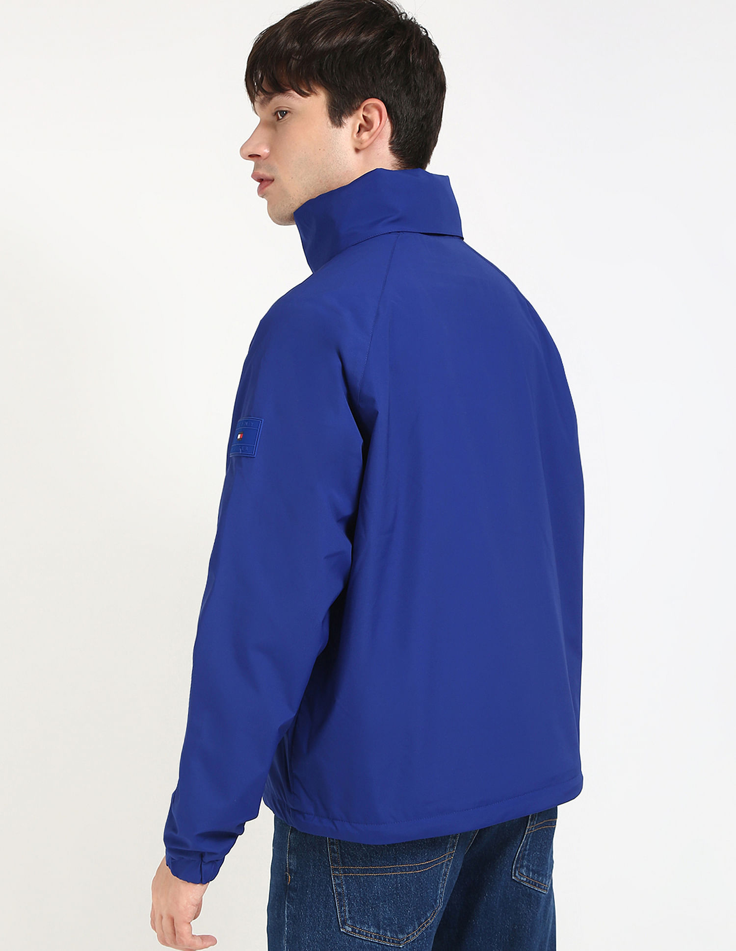 Tommy Hilfiger Men's Blue Jacket for Stylish Outings