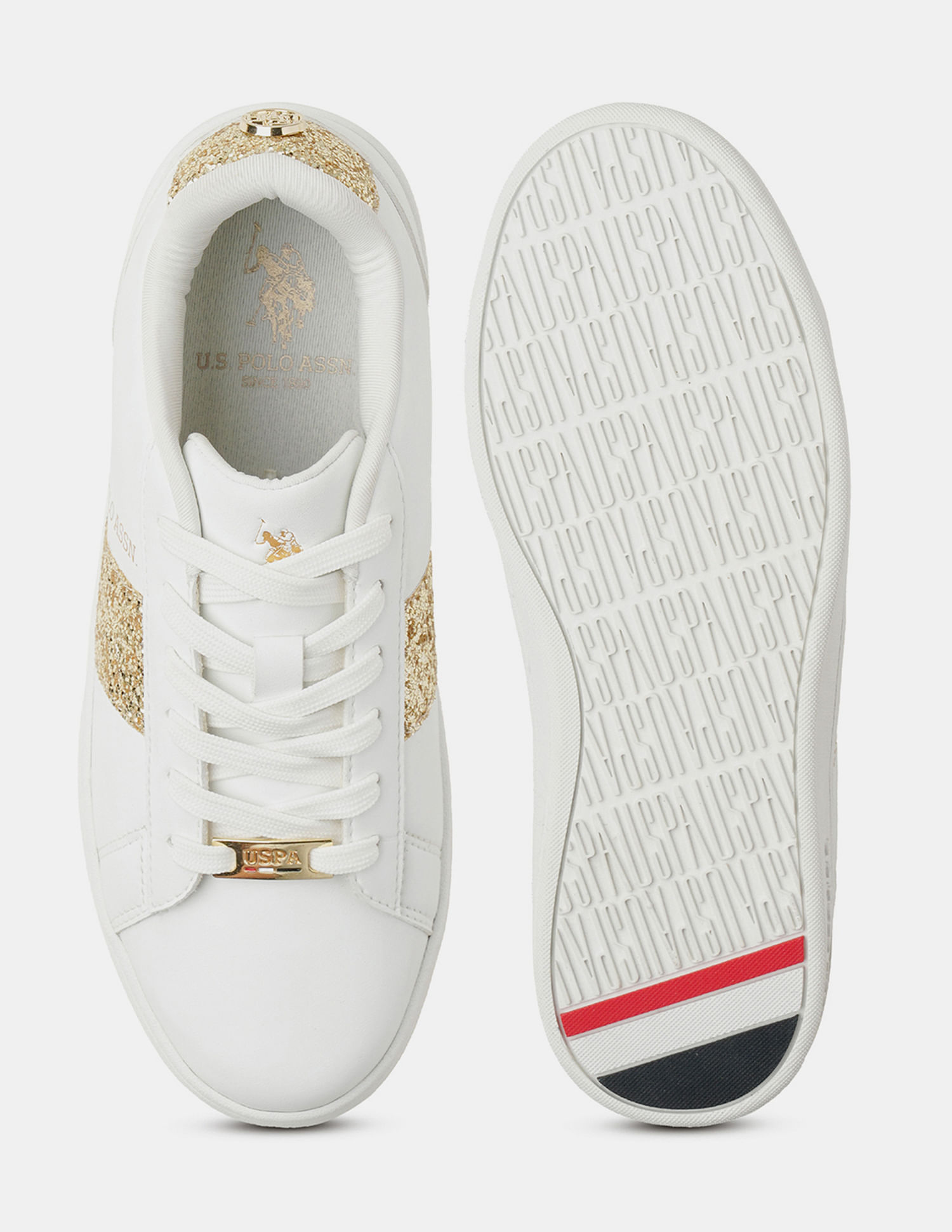 U.S. Polo Assn. Women Glitter Kate 3.0 Sneakers