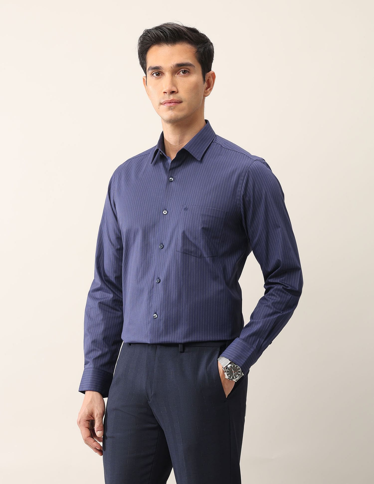 Arrow Vertical Striped Ceremonial Shirt