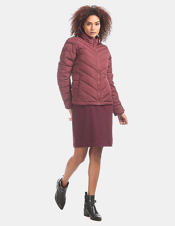 Buy GAP Red Warmest Lightweight Puffer Jacket NNNOW