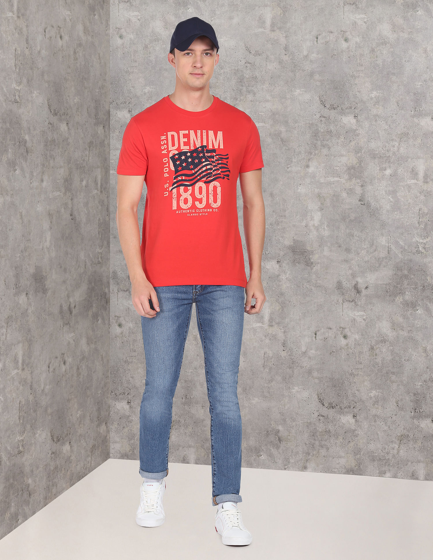 U.S. Polo Assn. Denim Co. Iconic Flag T-Shirt