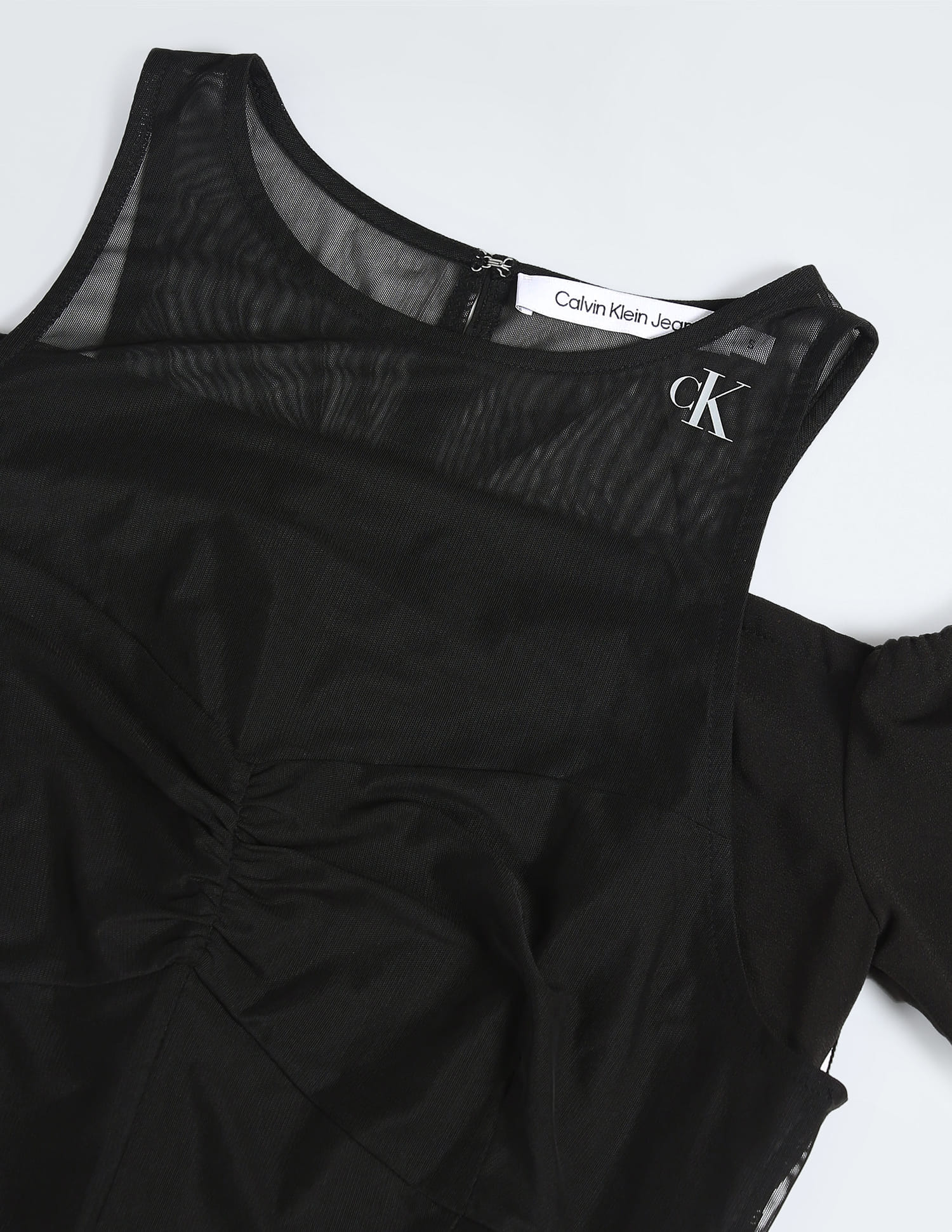 Buy Calvin Klein Jeans Mesh Double Layering Dress - NNNOW.com