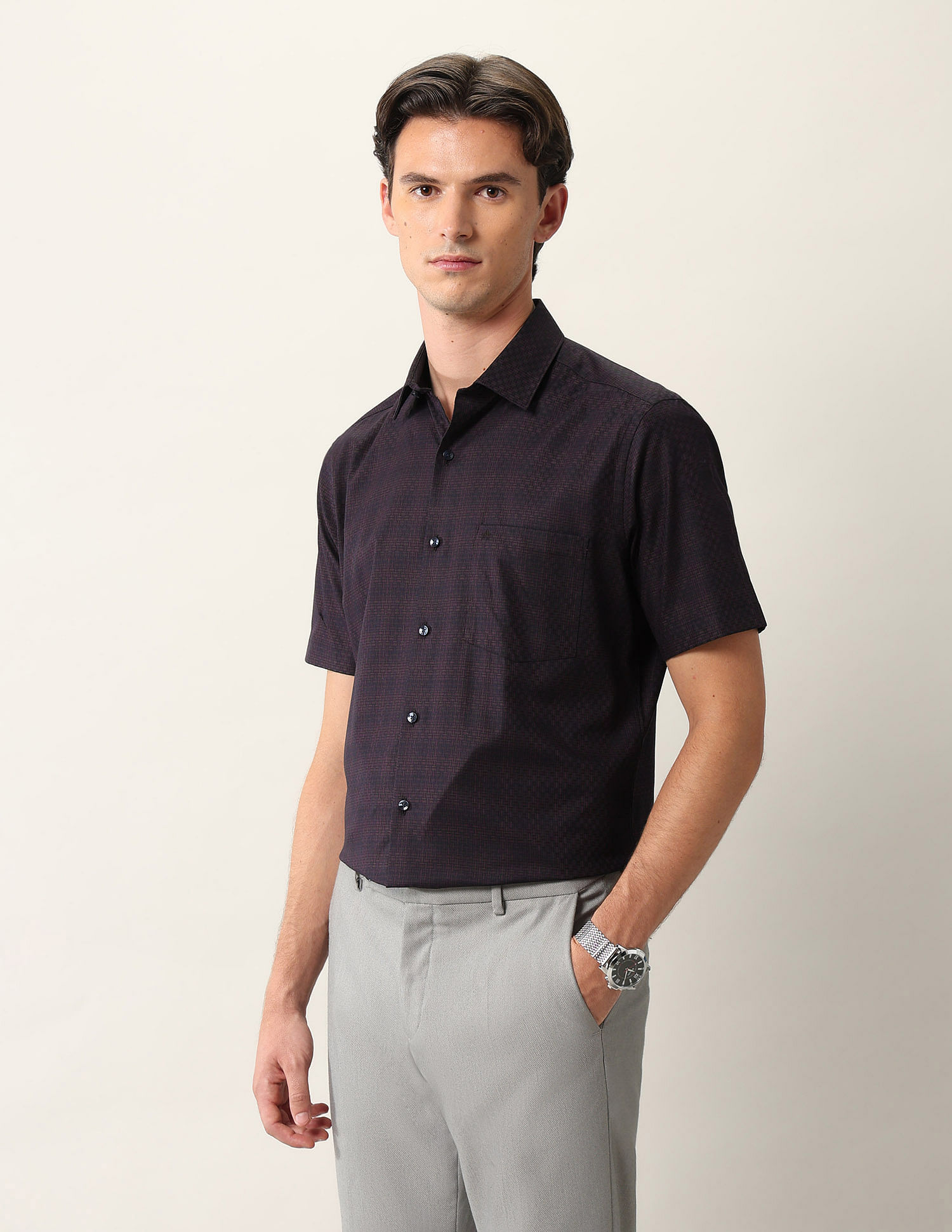 Arrow Textured Dobby Ceremonial Shirt