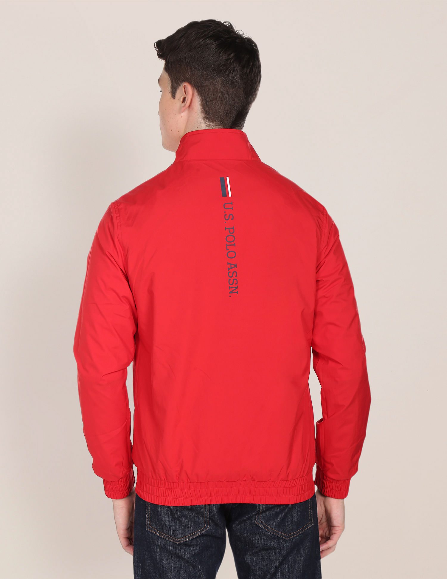 Red jacket hot sale without sleeves