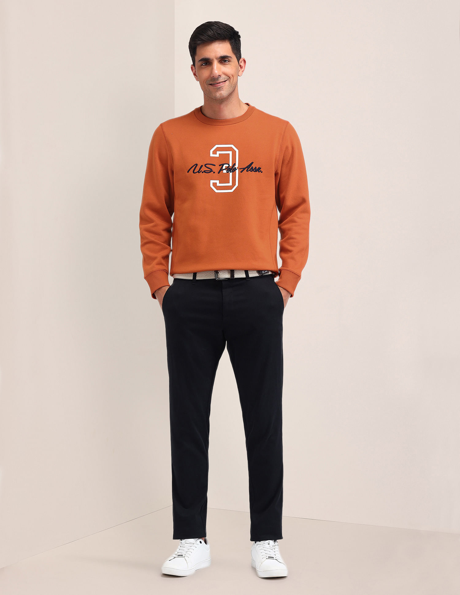 U.S. Polo Assn. Graphic Printed Regular Fit Sweatshirt