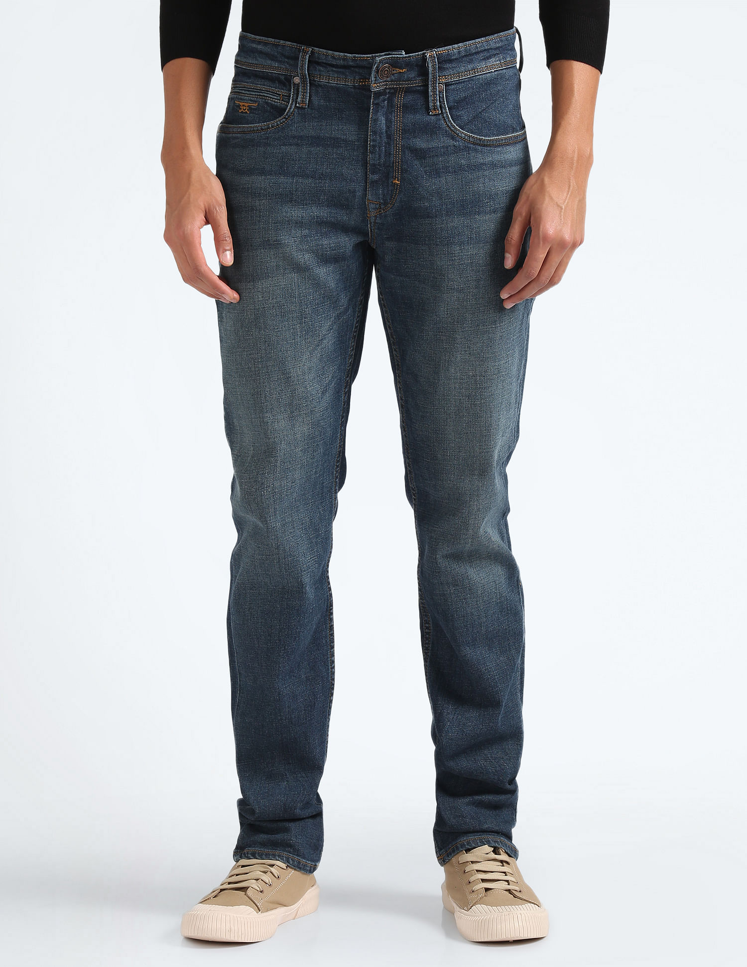 Flying Machine Freddie Slim Straight Fit Jeans