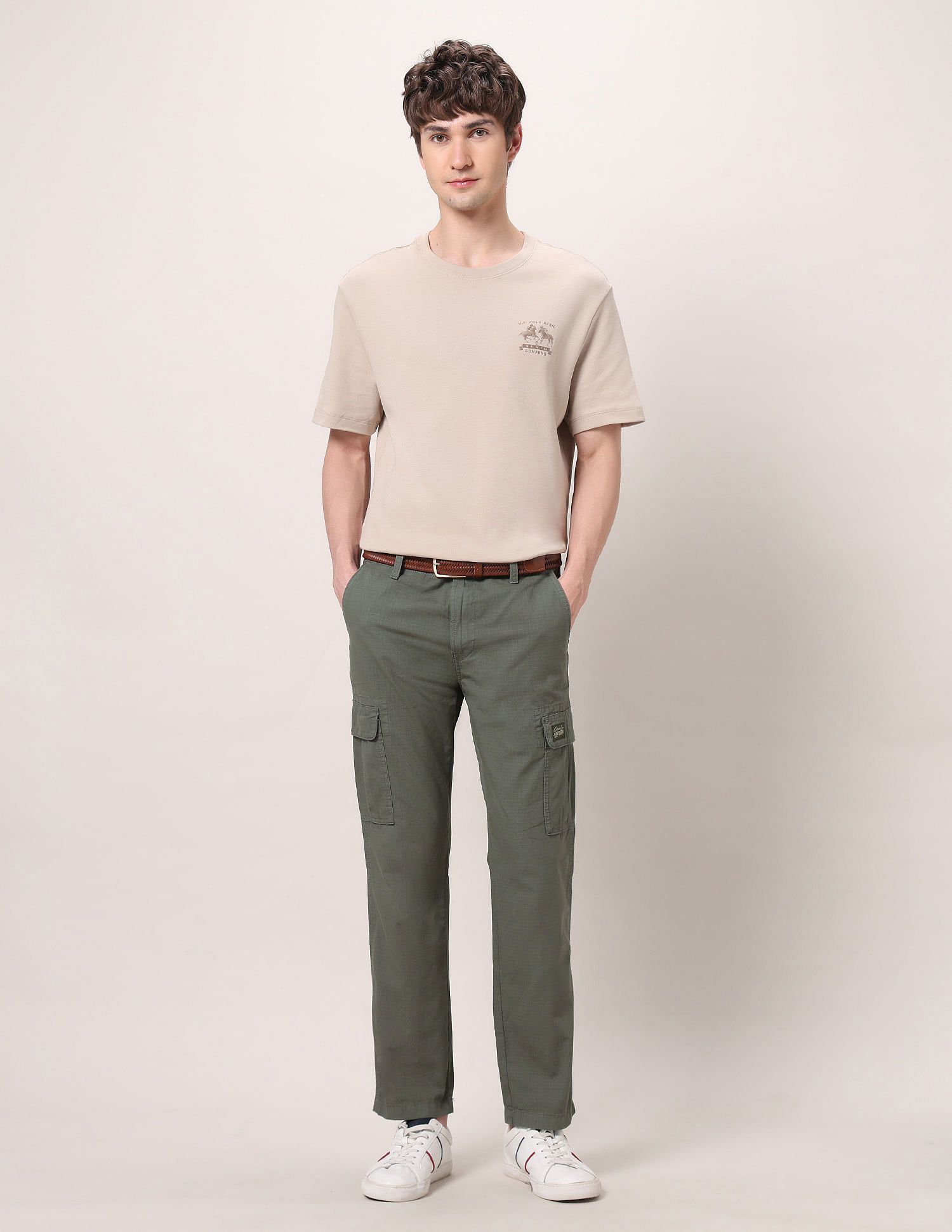 U.S. Polo Assn. Denim Co. Straight Fit Cargo Trousers