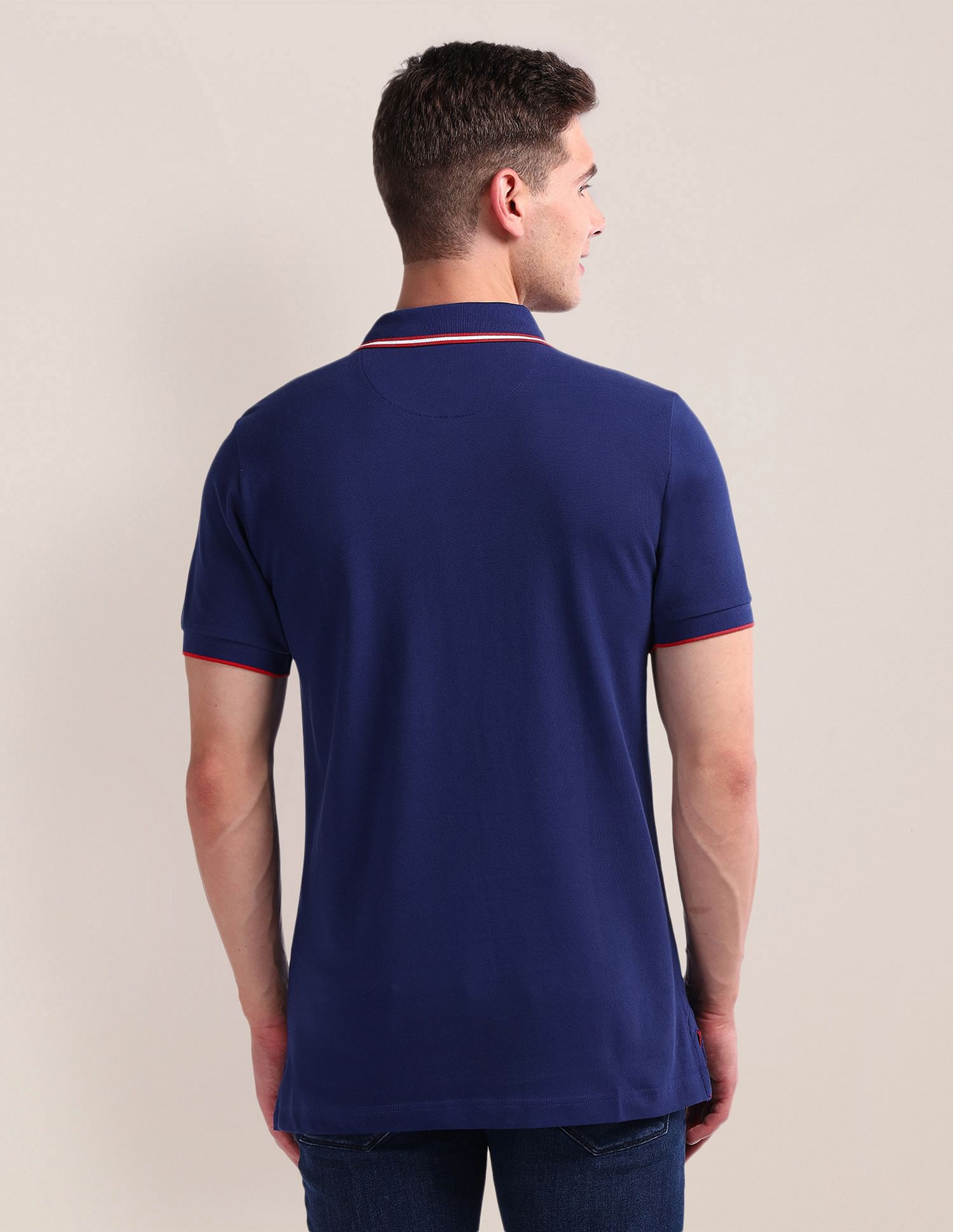 U.S. Polo Assn. Pure Cotton Solid Polo Shirt