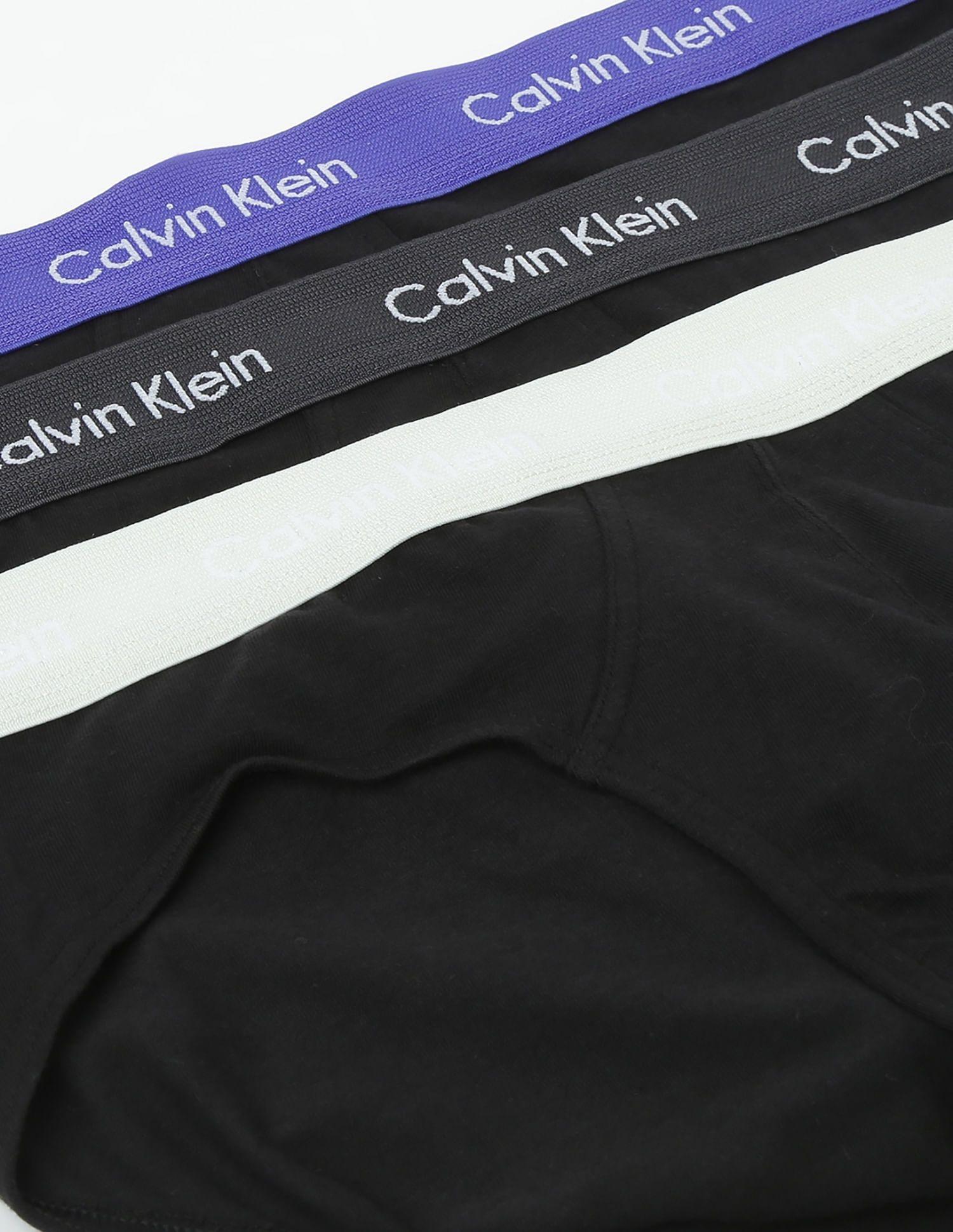 Calvin Klein Modern Cotton Stretch 3 Pack Hip Brief in White for