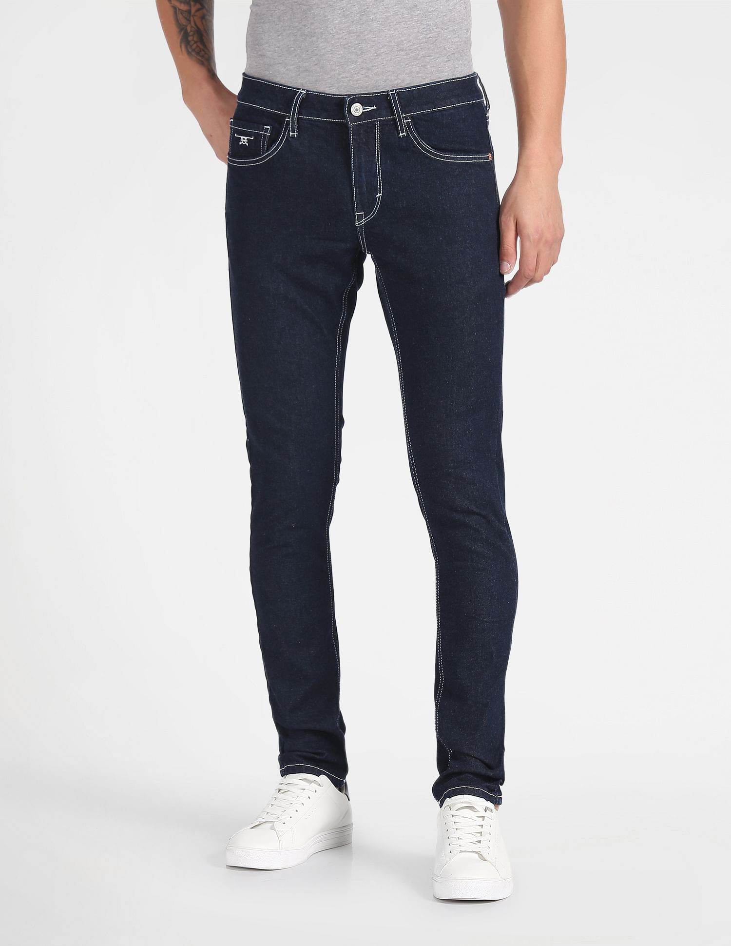 Flying Machine Jackson Super Skinny Fit Low Rise Jeans