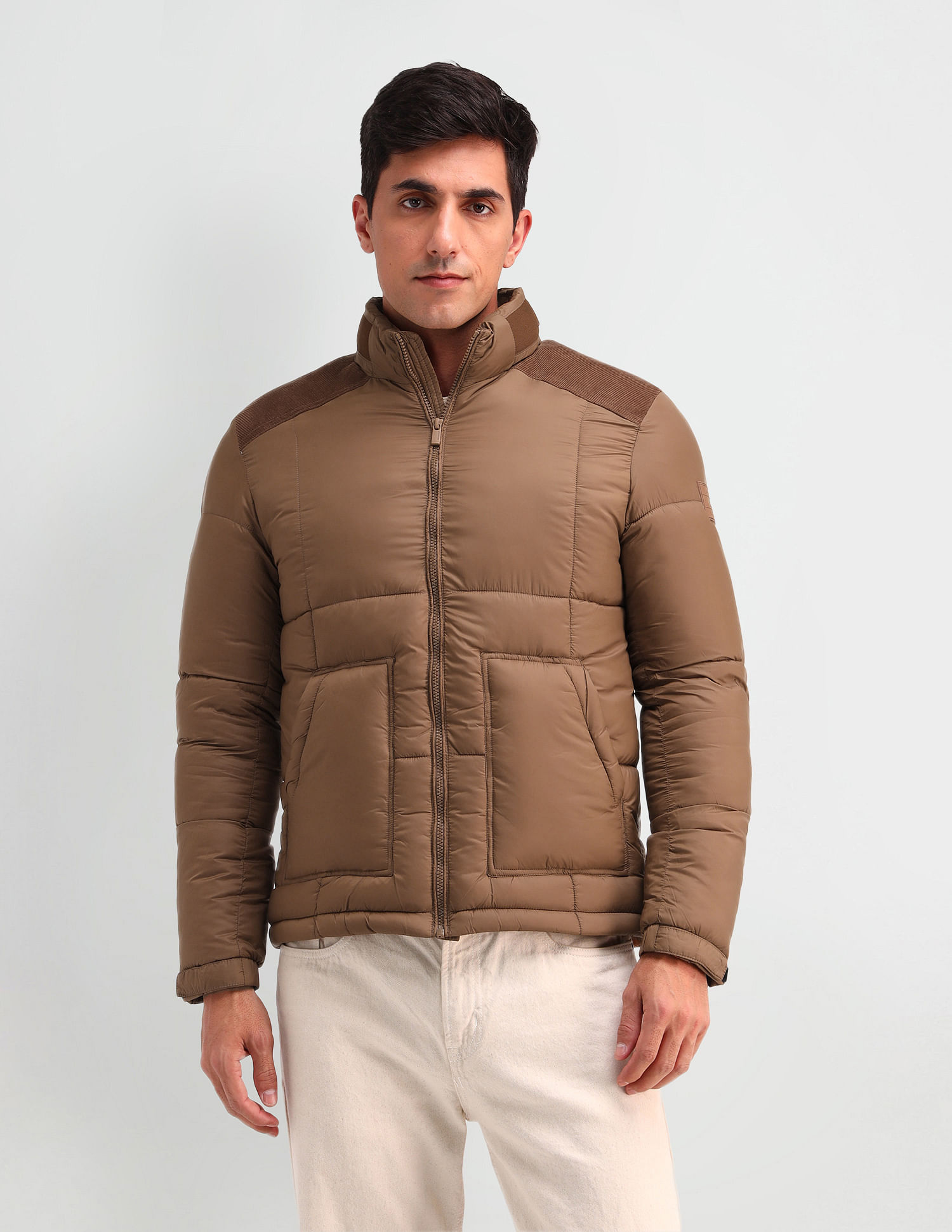 Arrow Sport Regular Fit SolidPadded Jacket