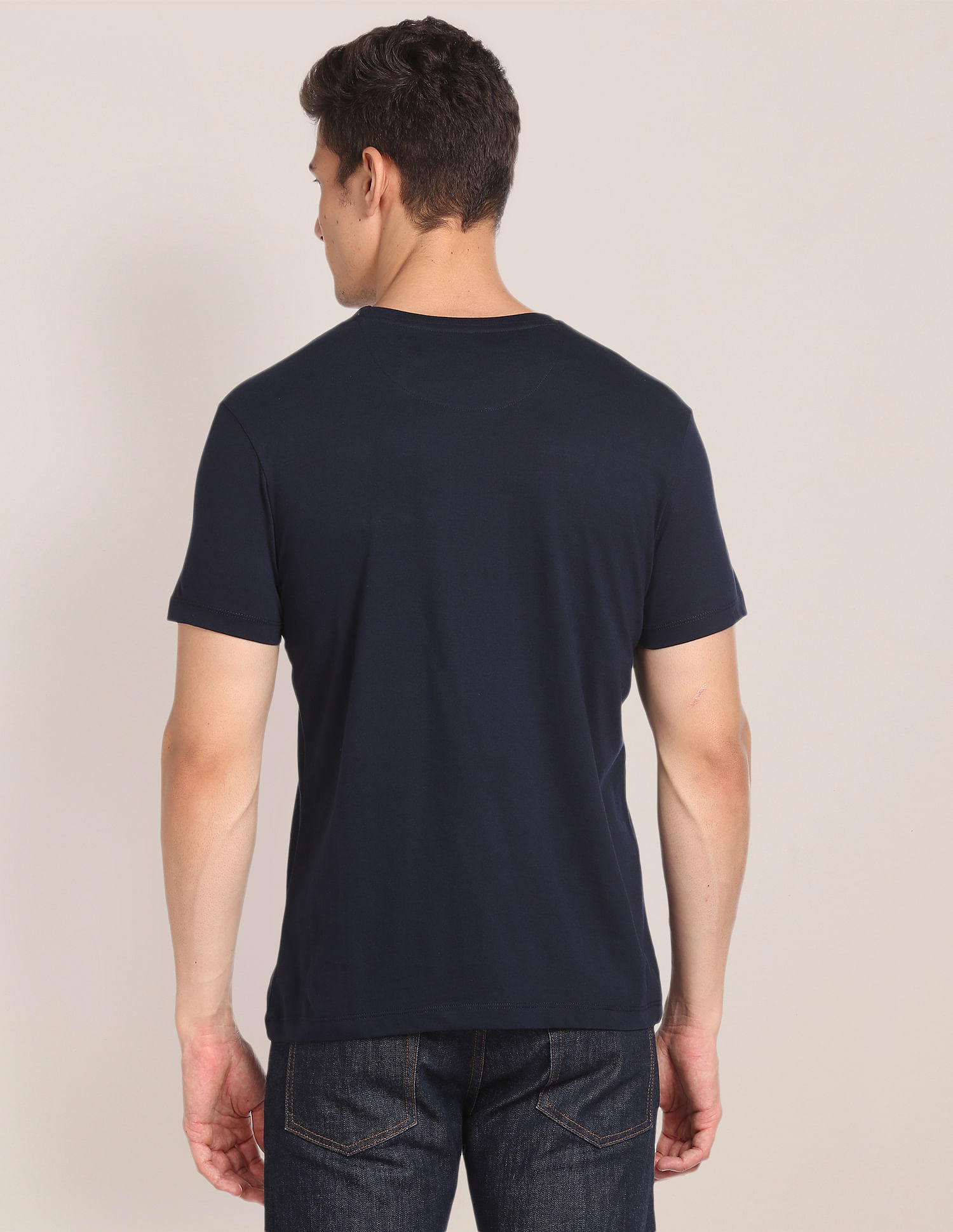U.S. Polo Assn. Brand Embroidered Cotton T-Shirt