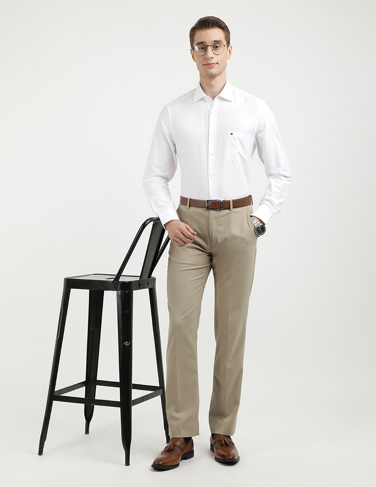 Calvin Klein Jeans Regular Fit Dobby Shirt