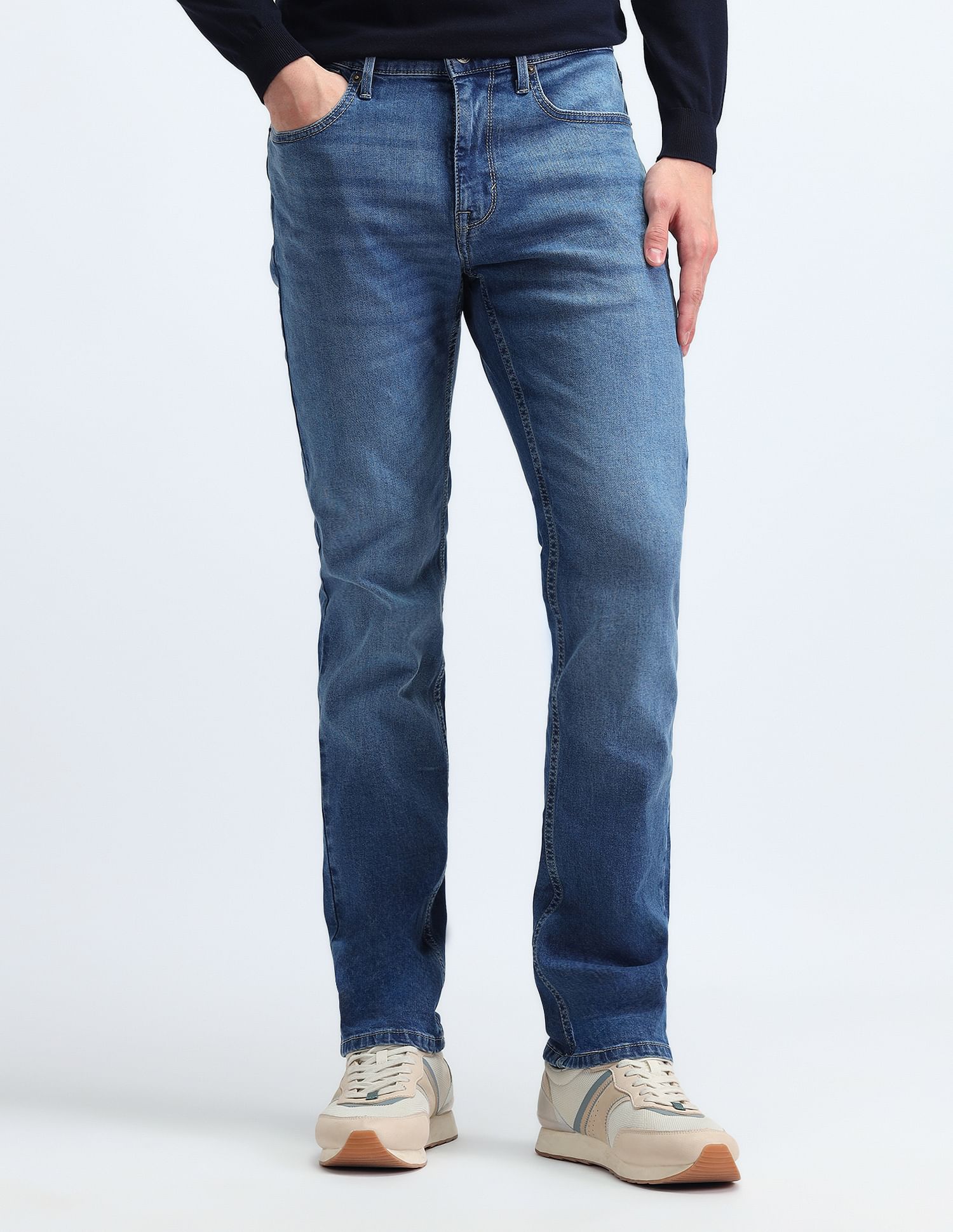 Flying Machine Freddie Slim Straight Fit Jeans