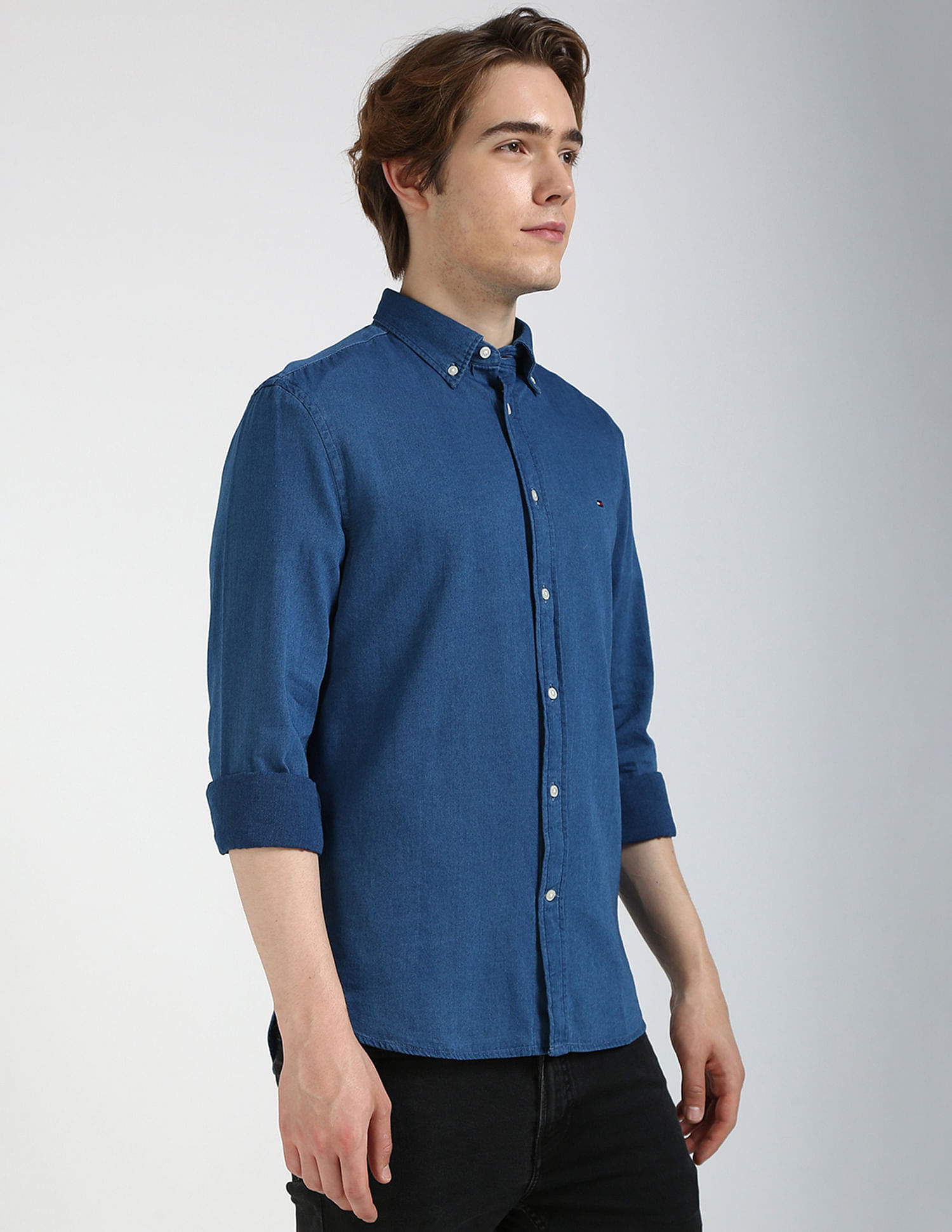 Tommy Hilfiger Chambray Regular Fit Shirt