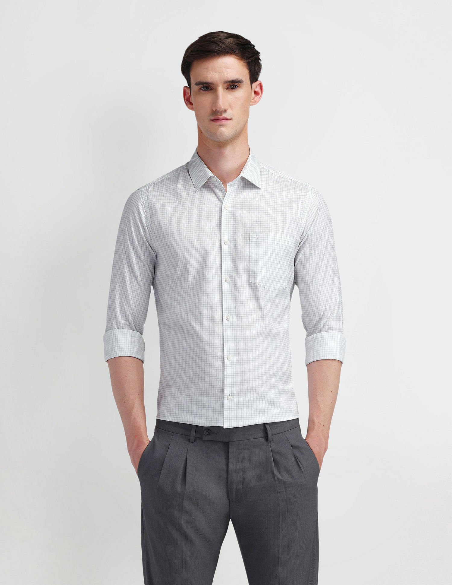 Arrow Micro Checked Dobby Shirt