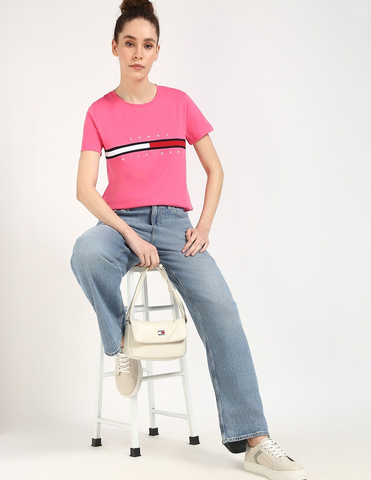 Tommy Hilfiger Embroidered Logo Regular-Fit Cotton T-Shirt