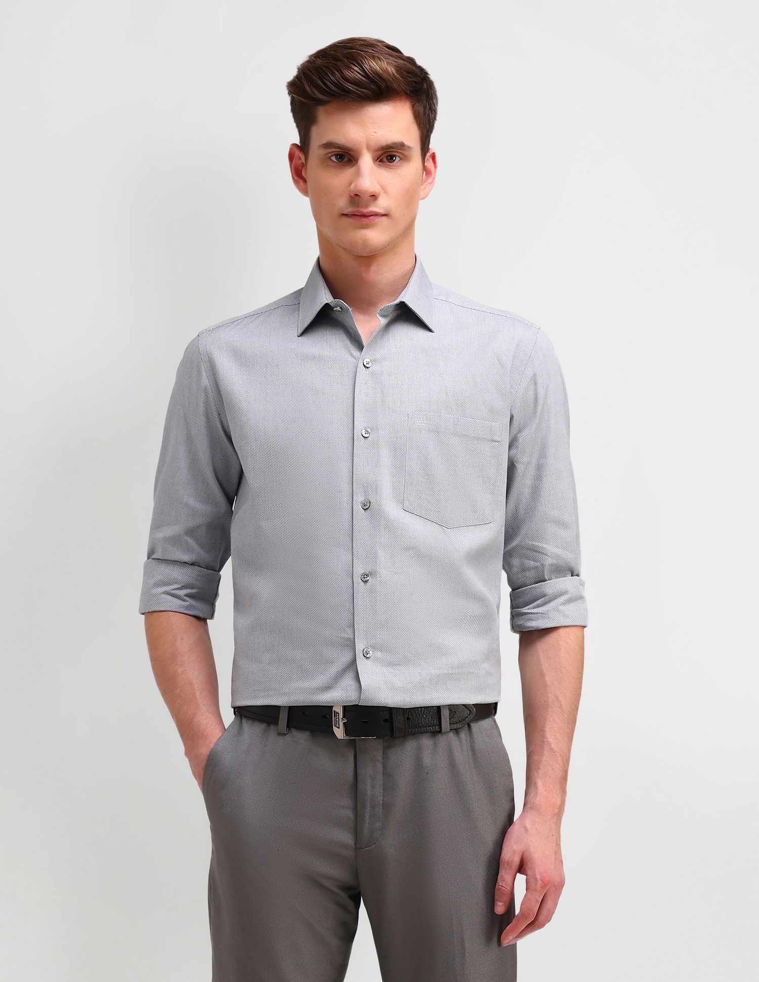 Arrow Dobby All-Over Pattern Shirt