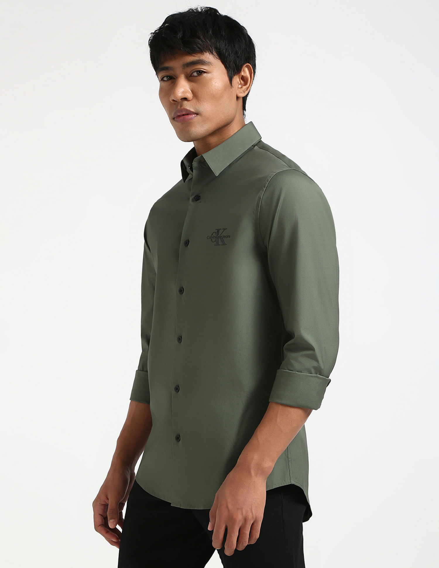 Calvin Klein Jeans Slim Fit Twill Shirt