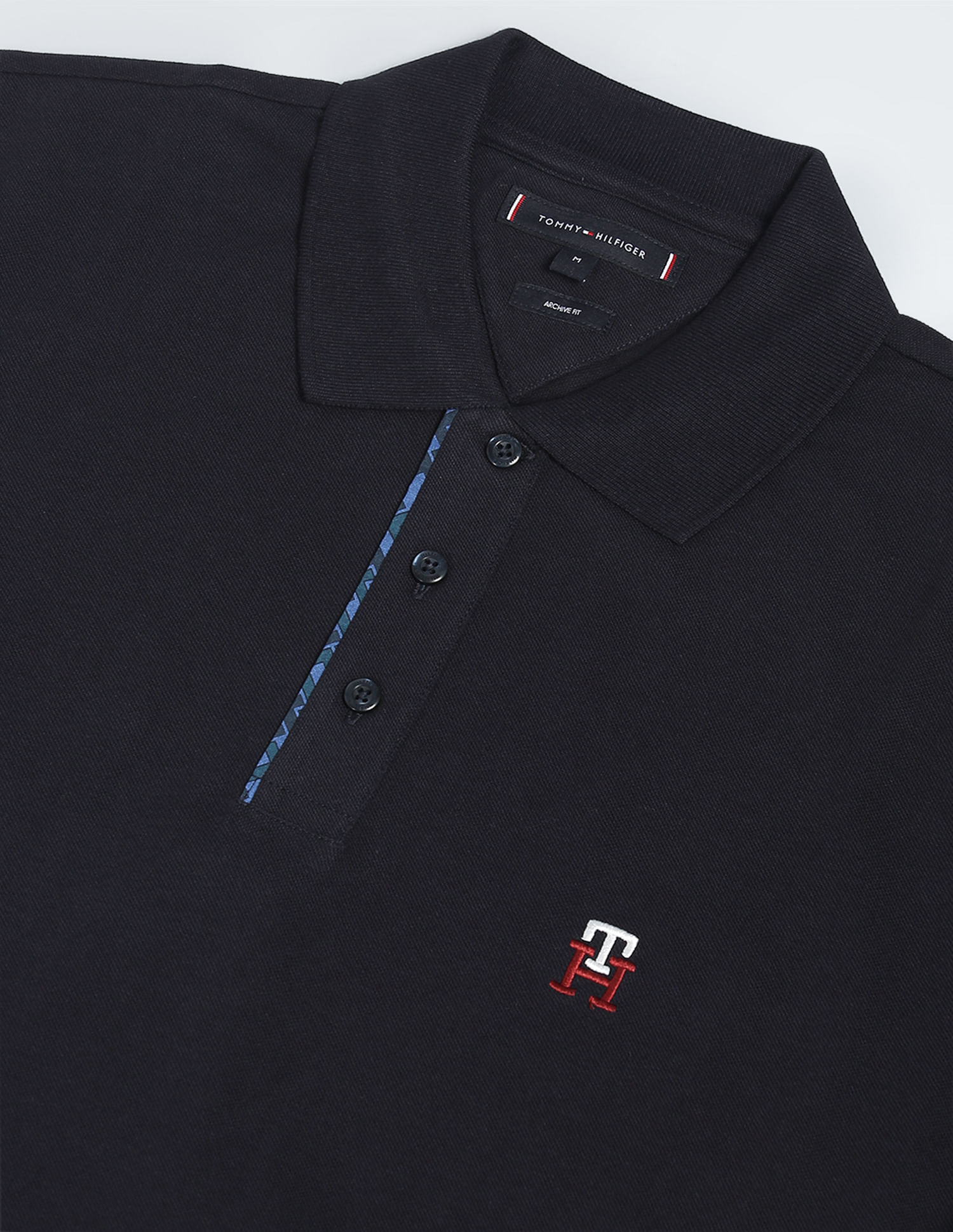 Tommy Hilfiger Organic Cotton Monogram Polo Shirt