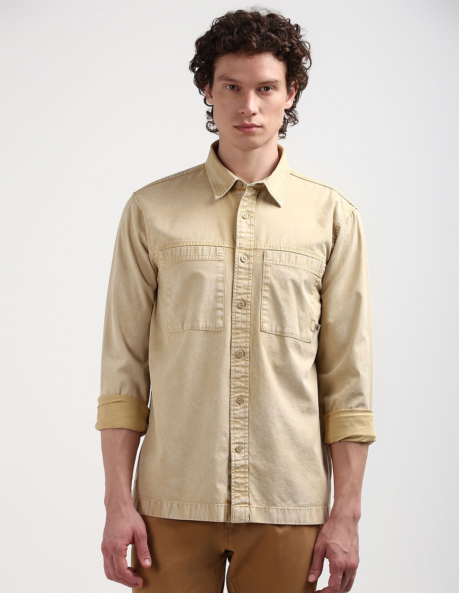 Calvin Klein Washed Utility Shirt