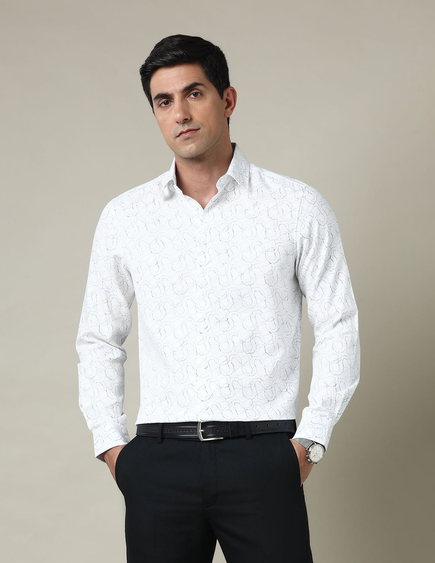 Arrow 1851 Abstract Printed Shirt