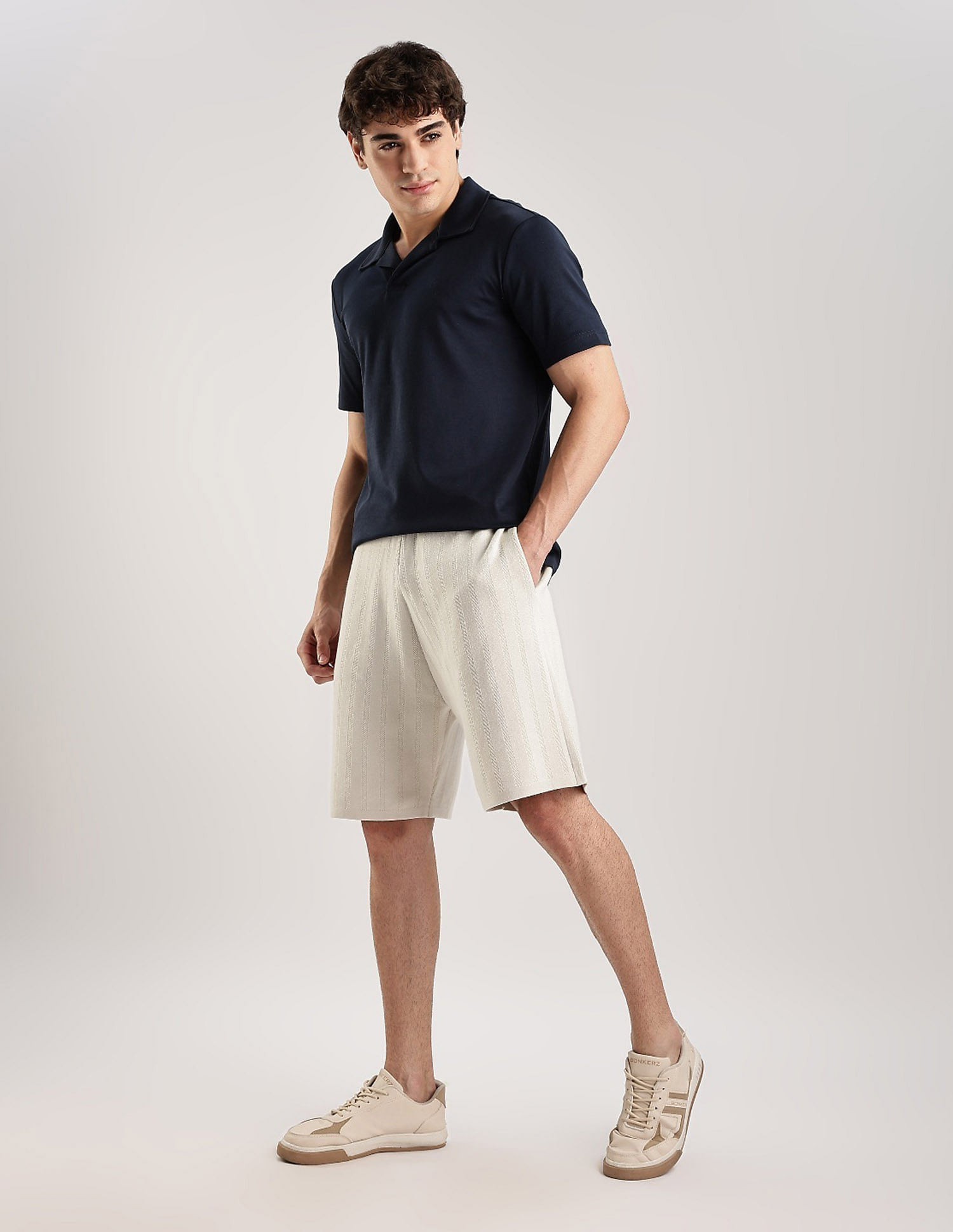 Calvin Klein Jeans Solid Slim Fit Cotton Polo Shirt