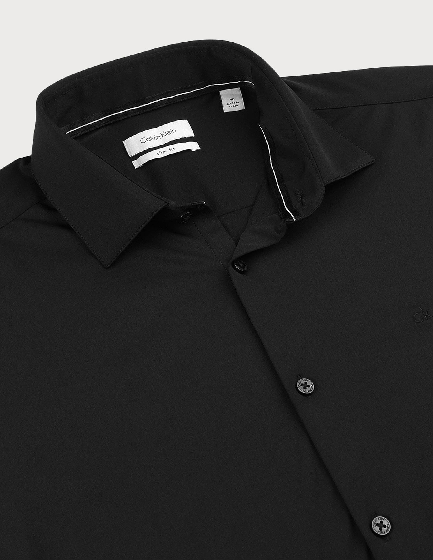 Calvin Klein Slim Fit Solid Shirt