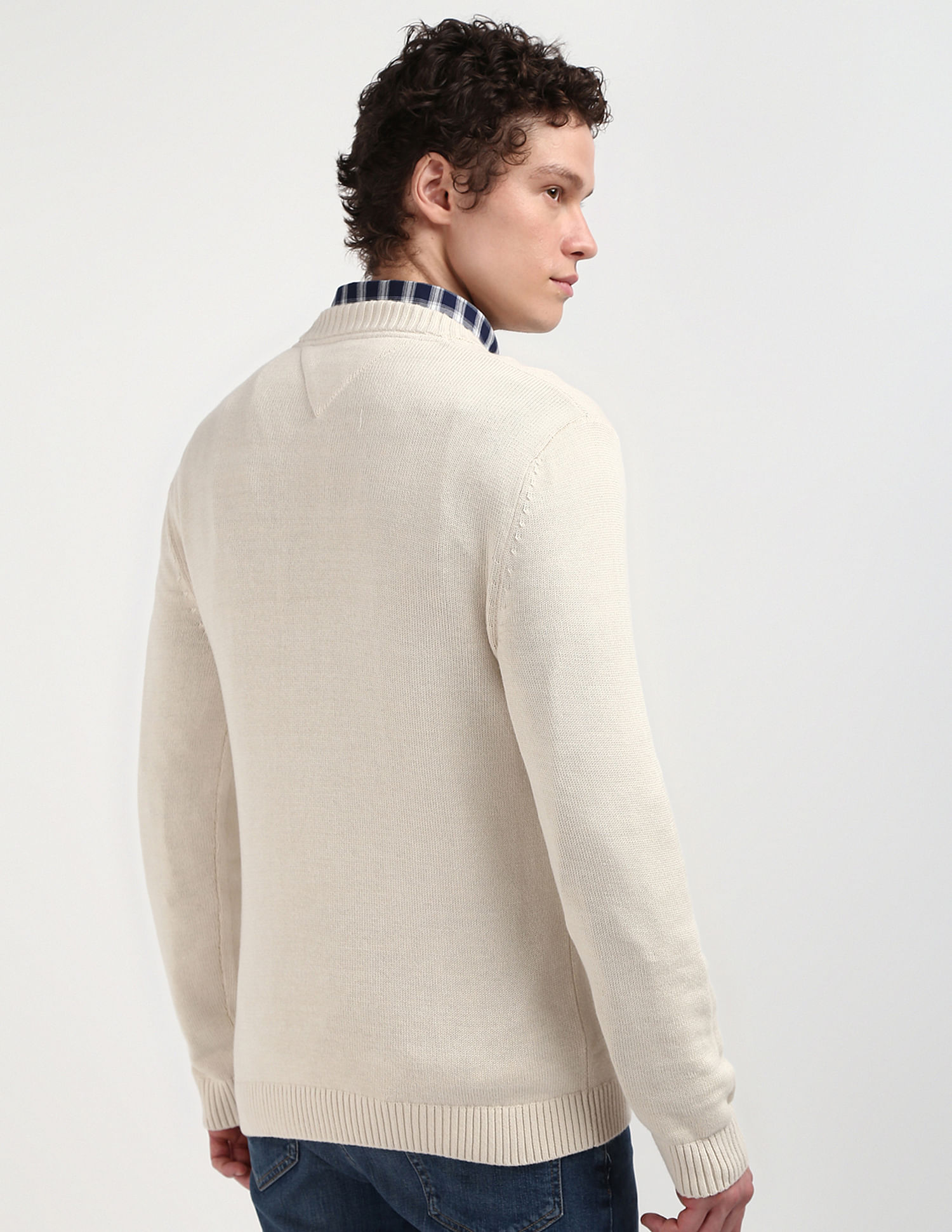 Tommy Hilfiger Slim Linear Logo Sweater
