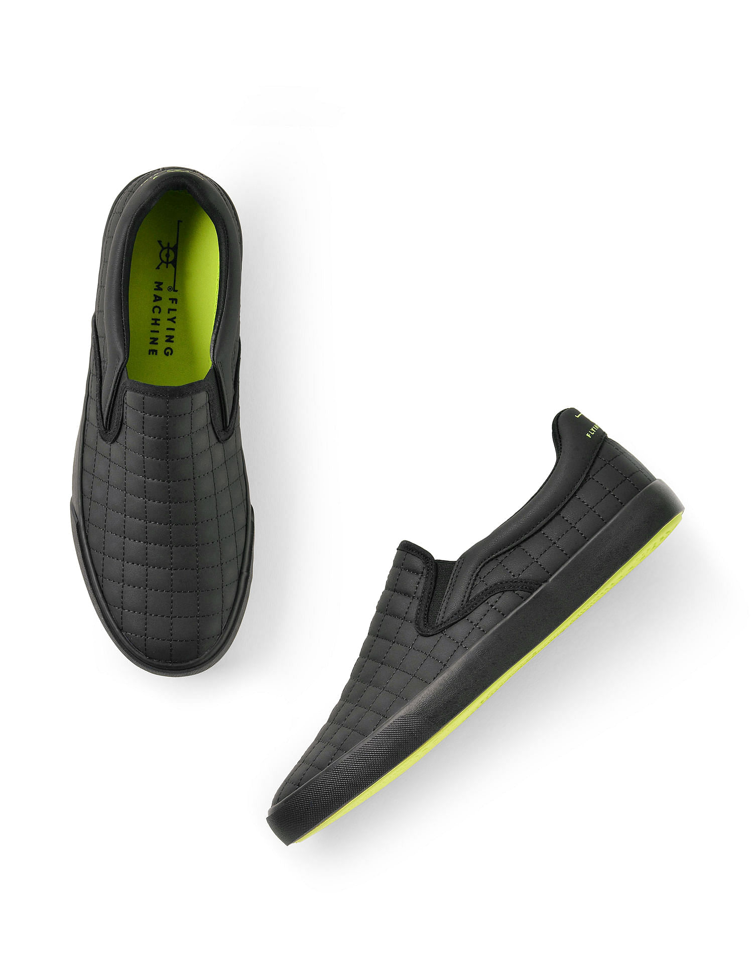 Flying Machine Men Solid Datroit 2.0 Slip On Shoes