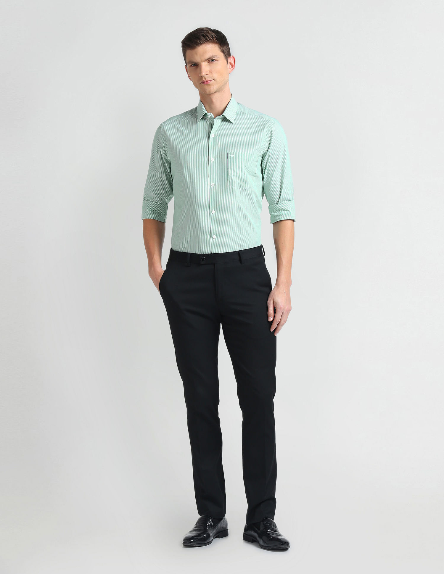 Arrow Manhattan Slim Pure Cotton Shirt