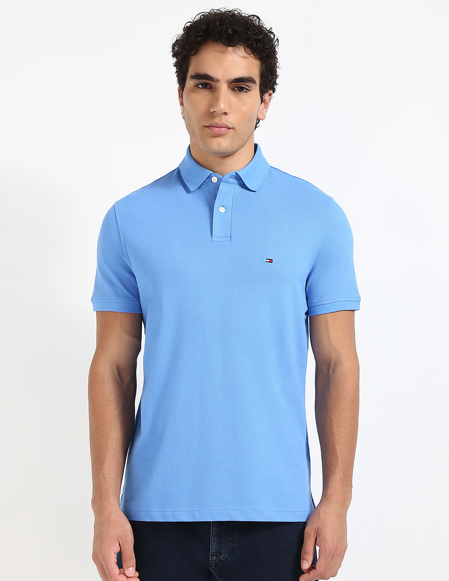 Tommy Hilfiger Solid Regular Fit Polo Shirt