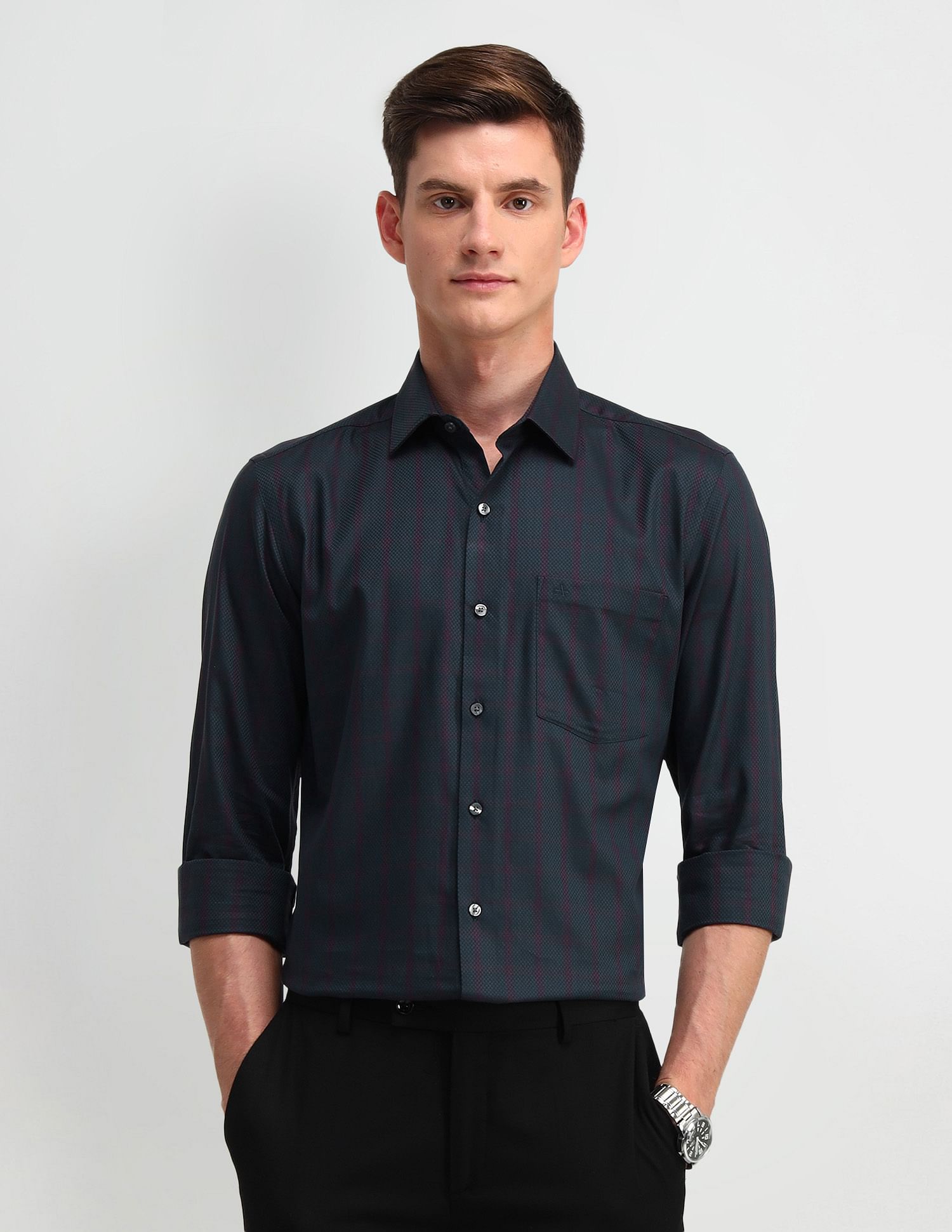 Arrow Liberty Classic Fit Cotton Shirt