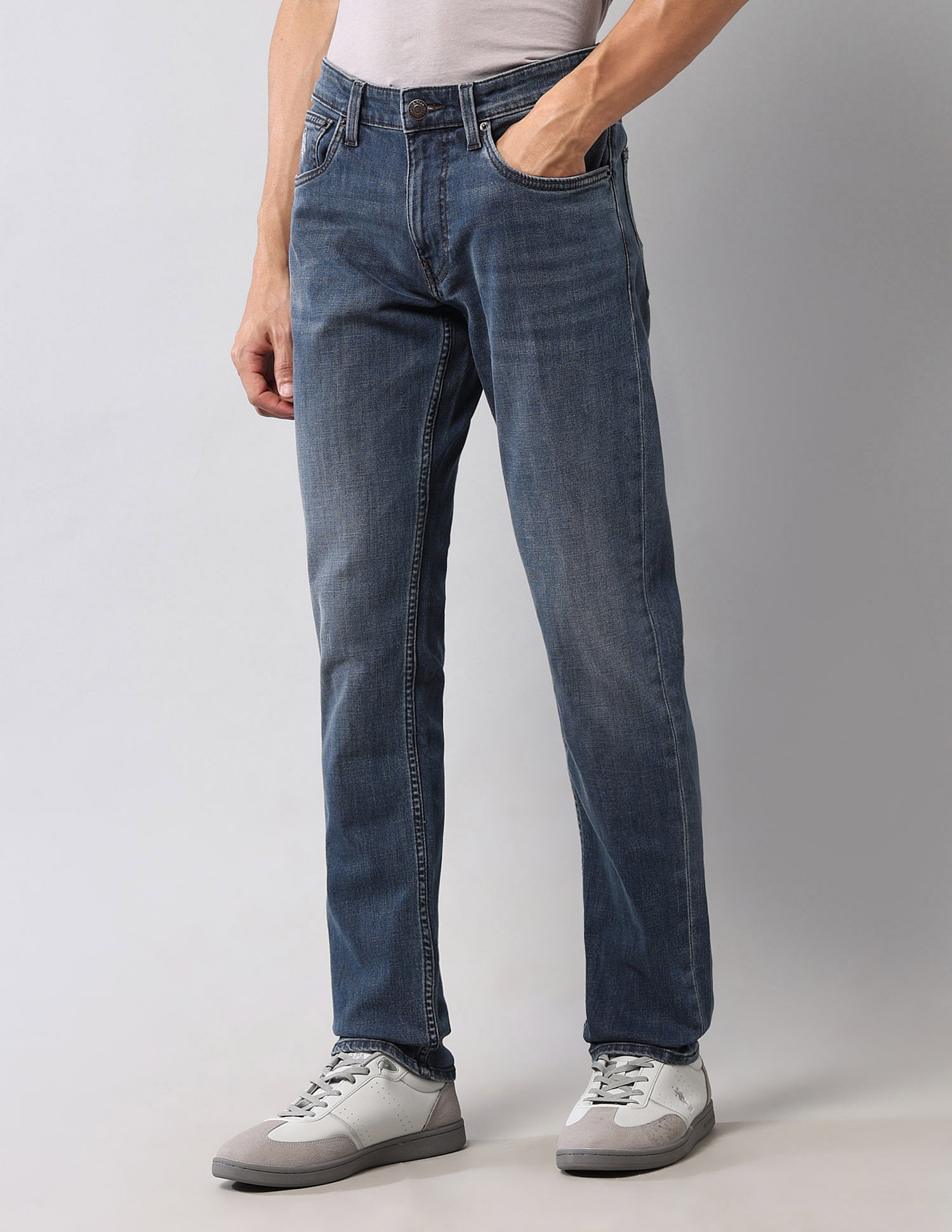 U.S. Polo Assn. Denim Co. Brandon Slim Tapered Fit Blue Vintage Jeans