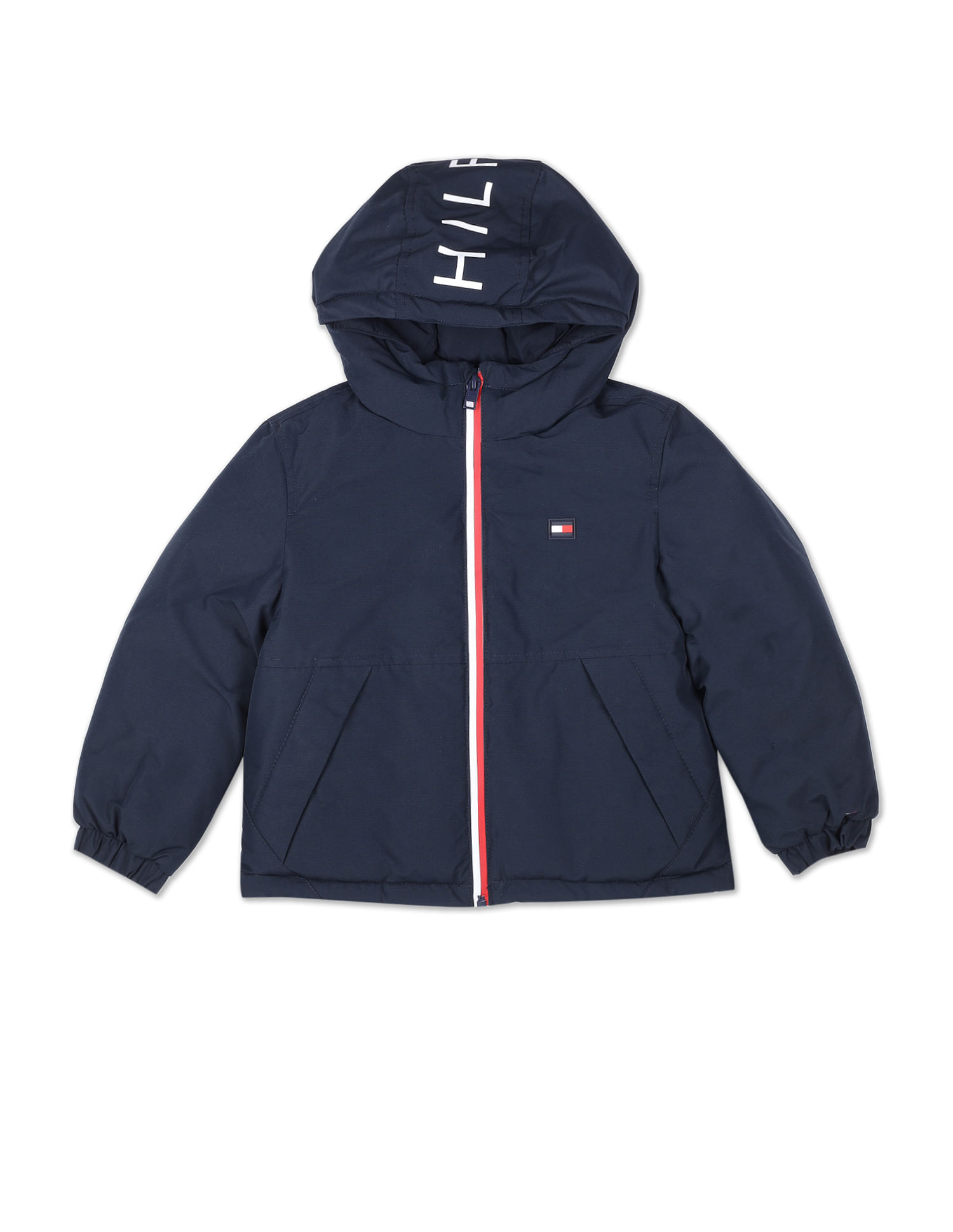 Buy Tommy Hilfiger Kids Boys Navy Solid Essential Water Repellent Padded Jacket NNNOW