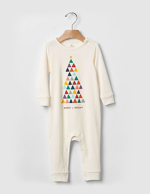 Buy GAP Baby White Tree One Piece NNNOW