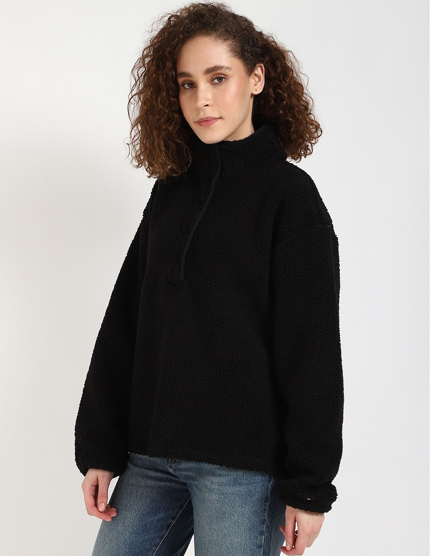Tommy Hilfiger Regular-Fit Polyester High-Neck Sweatshirt