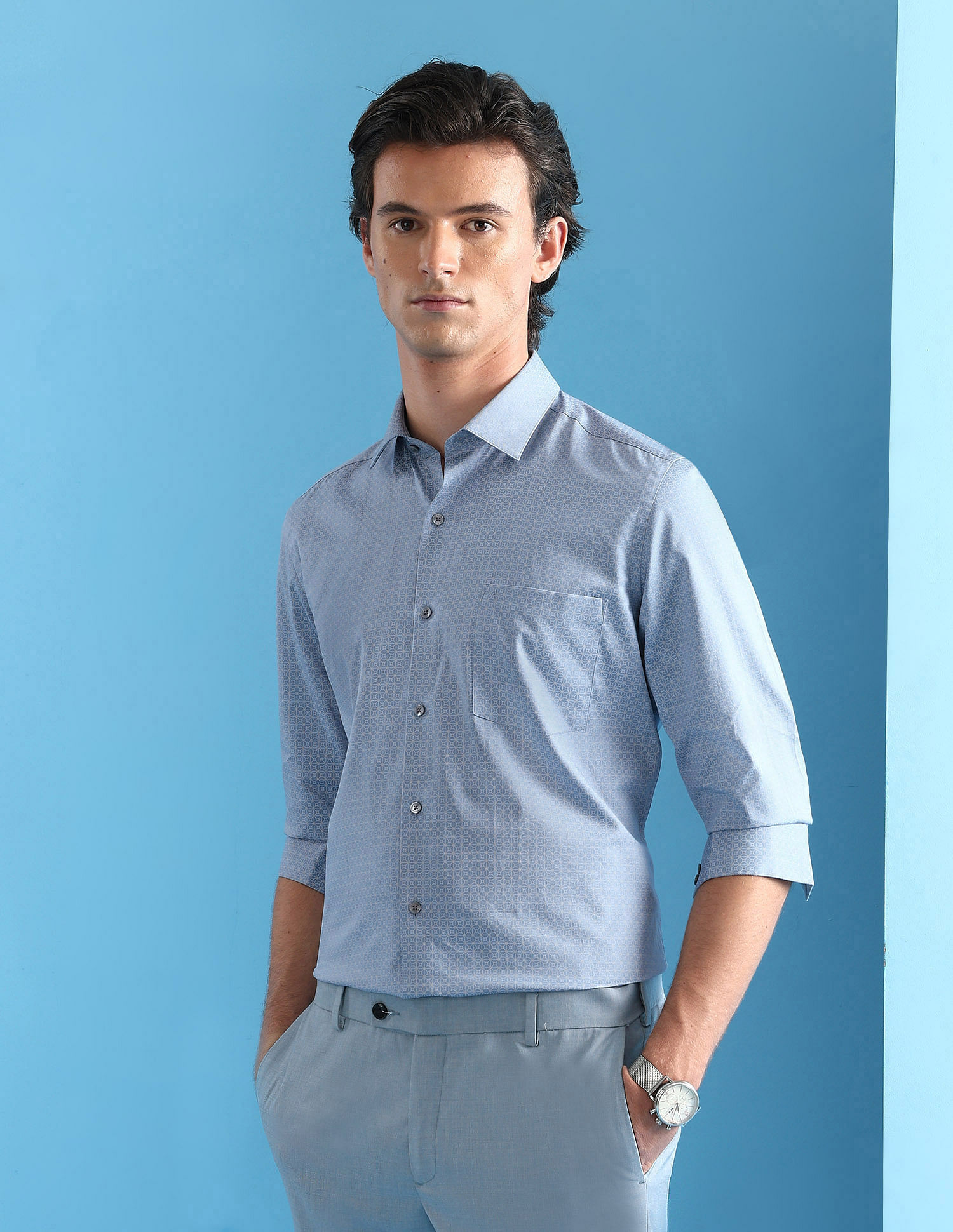 Arrow Geometric Printed Velocity Shirt