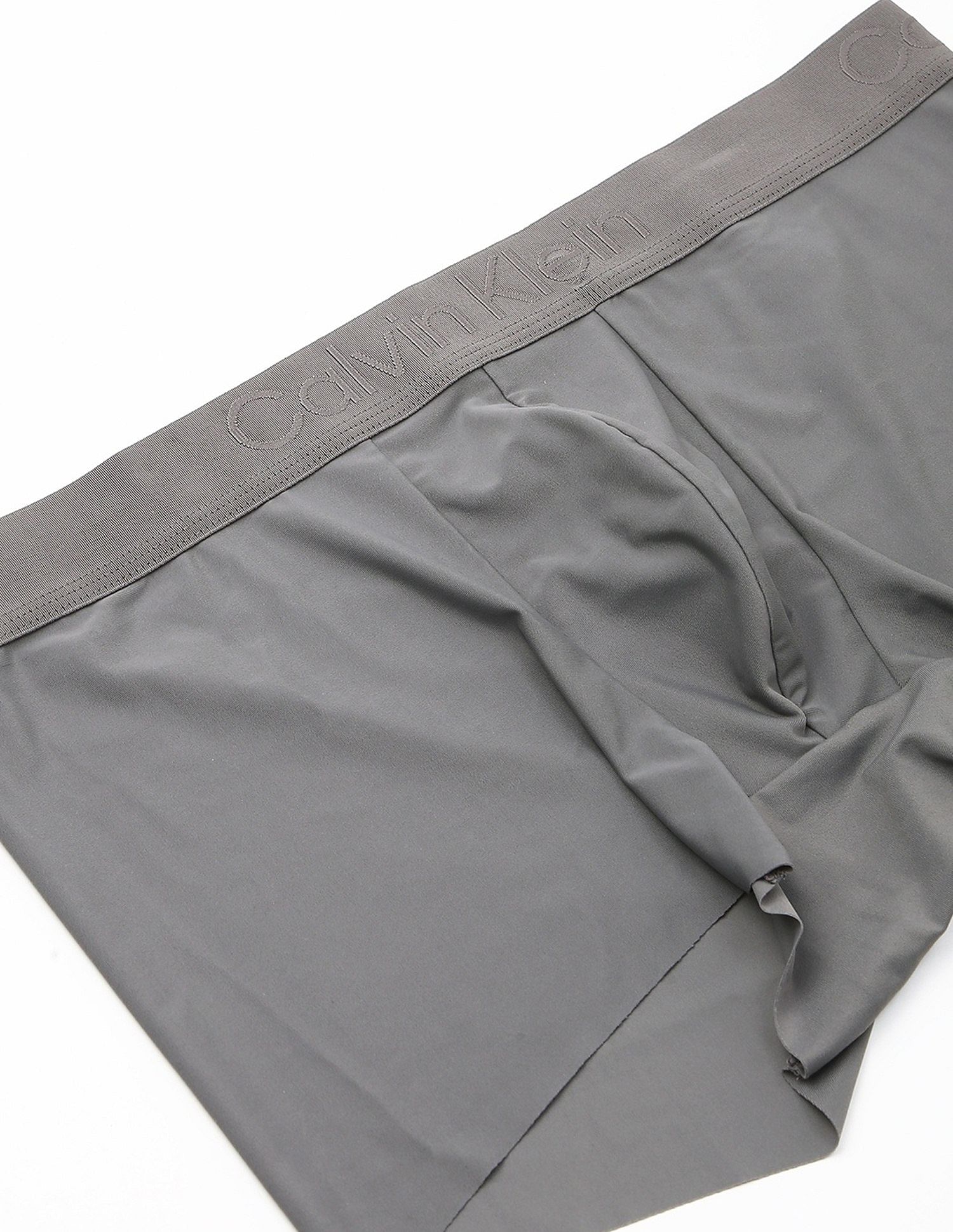 Calvin Klein Underwear Mid Rise Solid Grey Trunks
